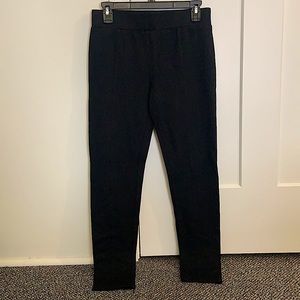 Black skinny dress up pants